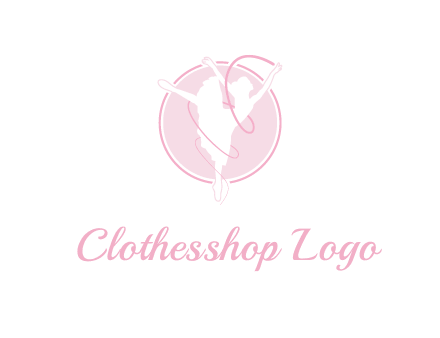 dancing ballerina logo