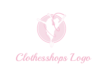 dancing ballerina logo