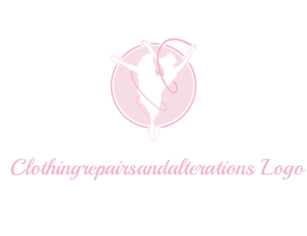 dancing ballerina logo