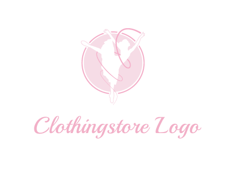 dancing ballerina logo