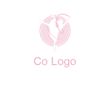 dancing ballerina logo