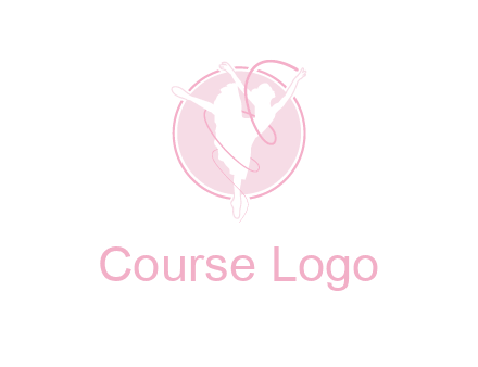 dancing ballerina logo