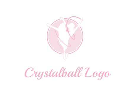 dancing ballerina logo