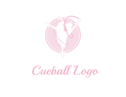 dancing ballerina logo