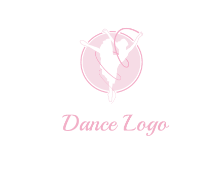 dancing ballerina logo