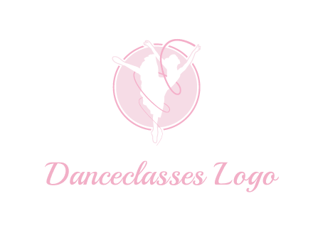 dancing ballerina logo