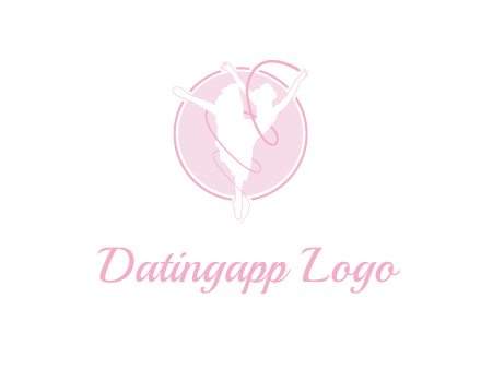 dancing ballerina logo