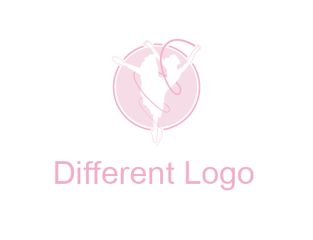 dancing ballerina logo