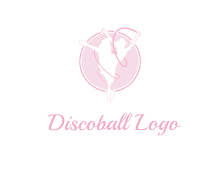 dancing ballerina logo