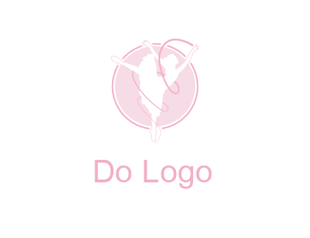 dancing ballerina logo