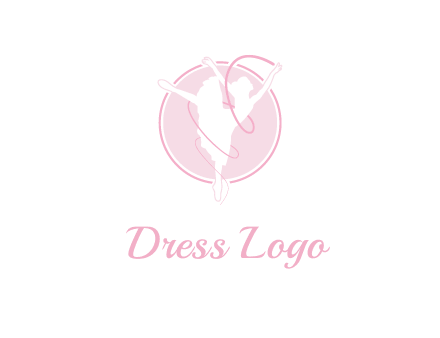 dancing ballerina logo