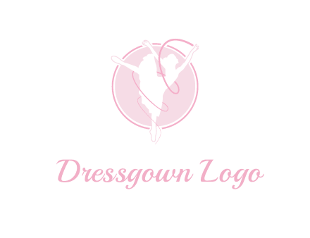 dancing ballerina logo