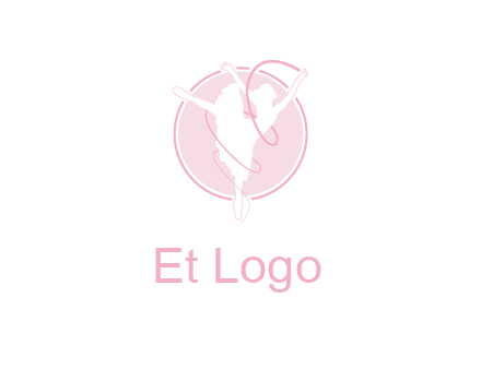 dancing ballerina logo