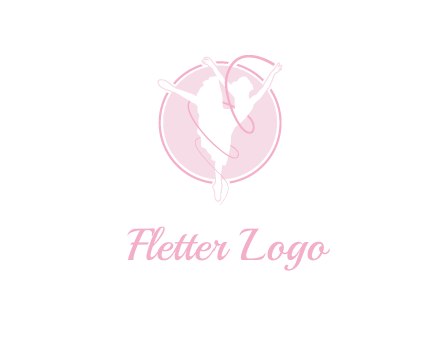 dancing ballerina logo