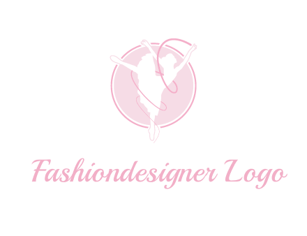 dancing ballerina logo