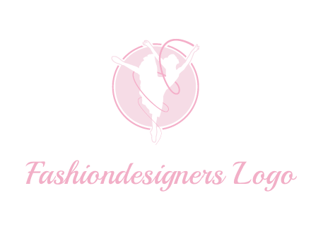 dancing ballerina logo