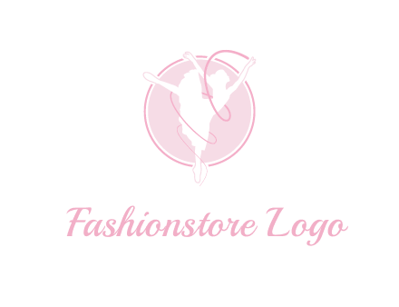 dancing ballerina logo