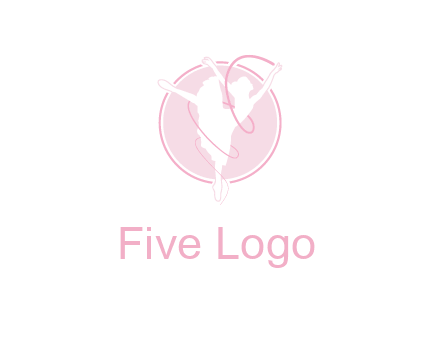 dancing ballerina logo
