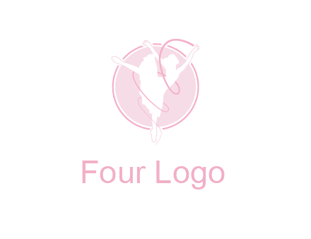 dancing ballerina logo