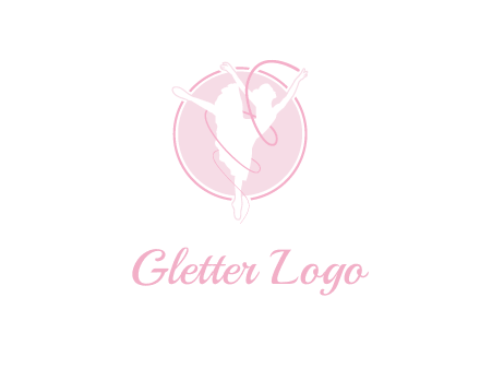 dancing ballerina logo