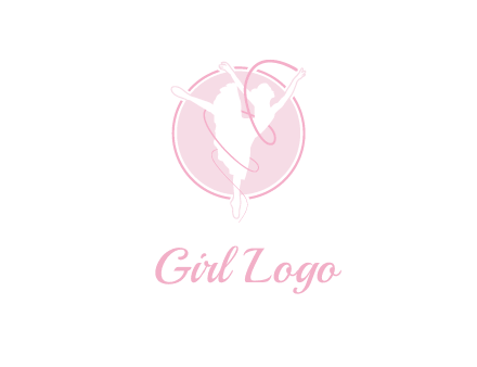 dancing ballerina logo
