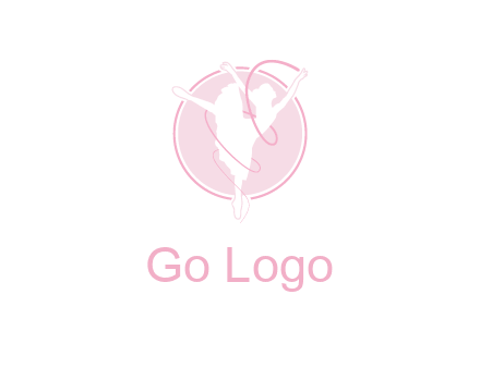 dancing ballerina logo