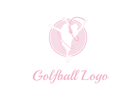 dancing ballerina logo