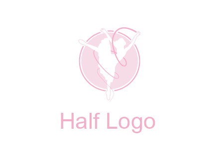 dancing ballerina logo