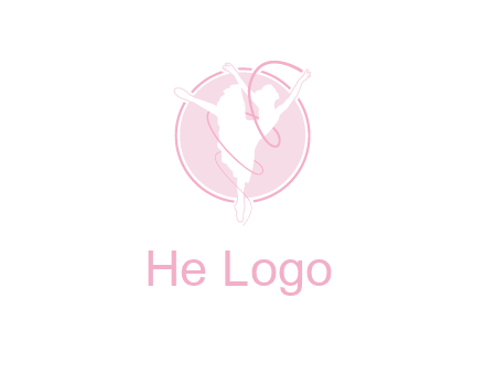 dancing ballerina logo