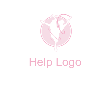 dancing ballerina logo