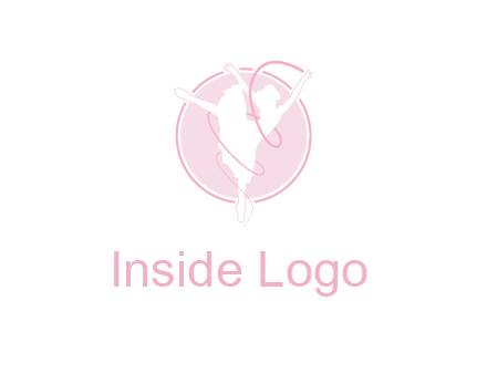 dancing ballerina logo
