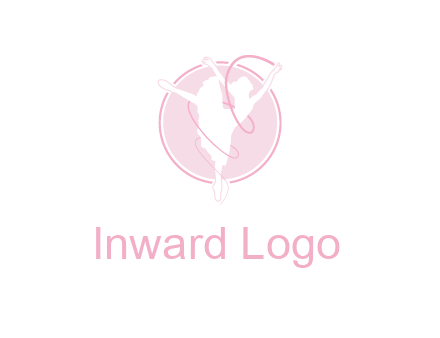dancing ballerina logo