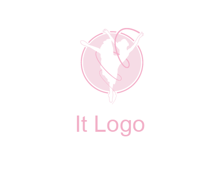 dancing ballerina logo