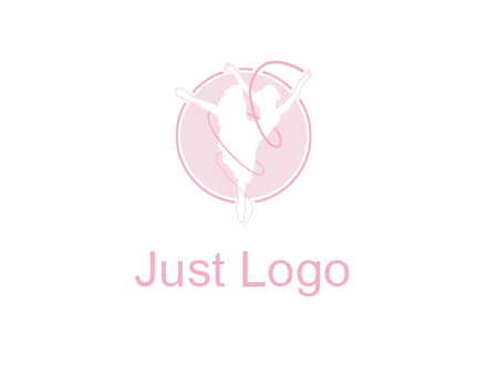dancing ballerina logo