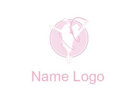 dancing ballerina logo