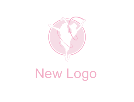 dancing ballerina logo