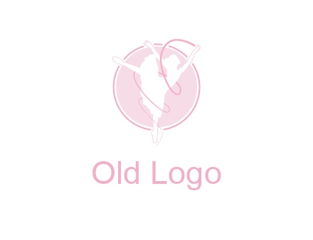 dancing ballerina logo