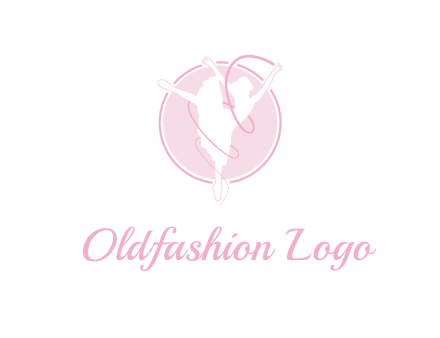 dancing ballerina logo