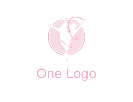 dancing ballerina logo