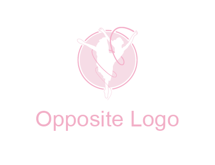 dancing ballerina logo