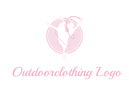 dancing ballerina logo