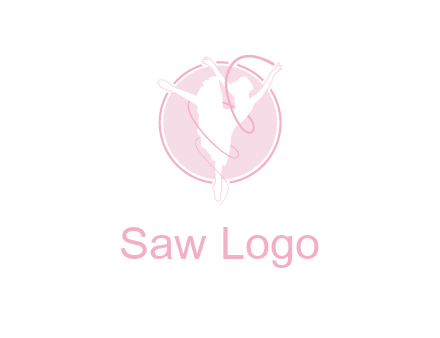 dancing ballerina logo