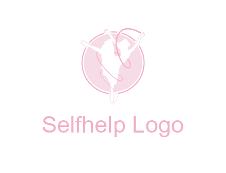 dancing ballerina logo