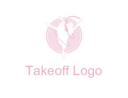 dancing ballerina logo