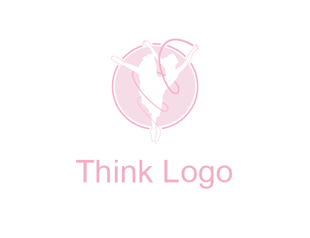 dancing ballerina logo