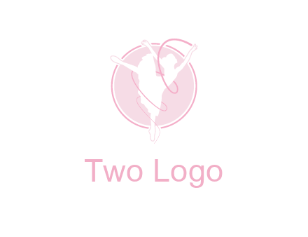 dancing ballerina logo