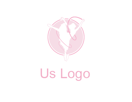 dancing ballerina logo
