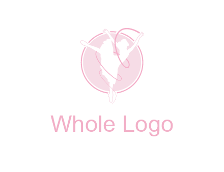 dancing ballerina logo