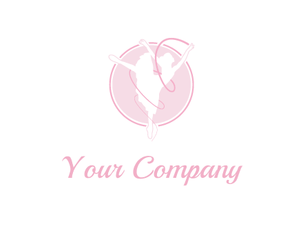 dancing ballerina logo