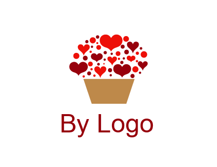 love basket full of hearts